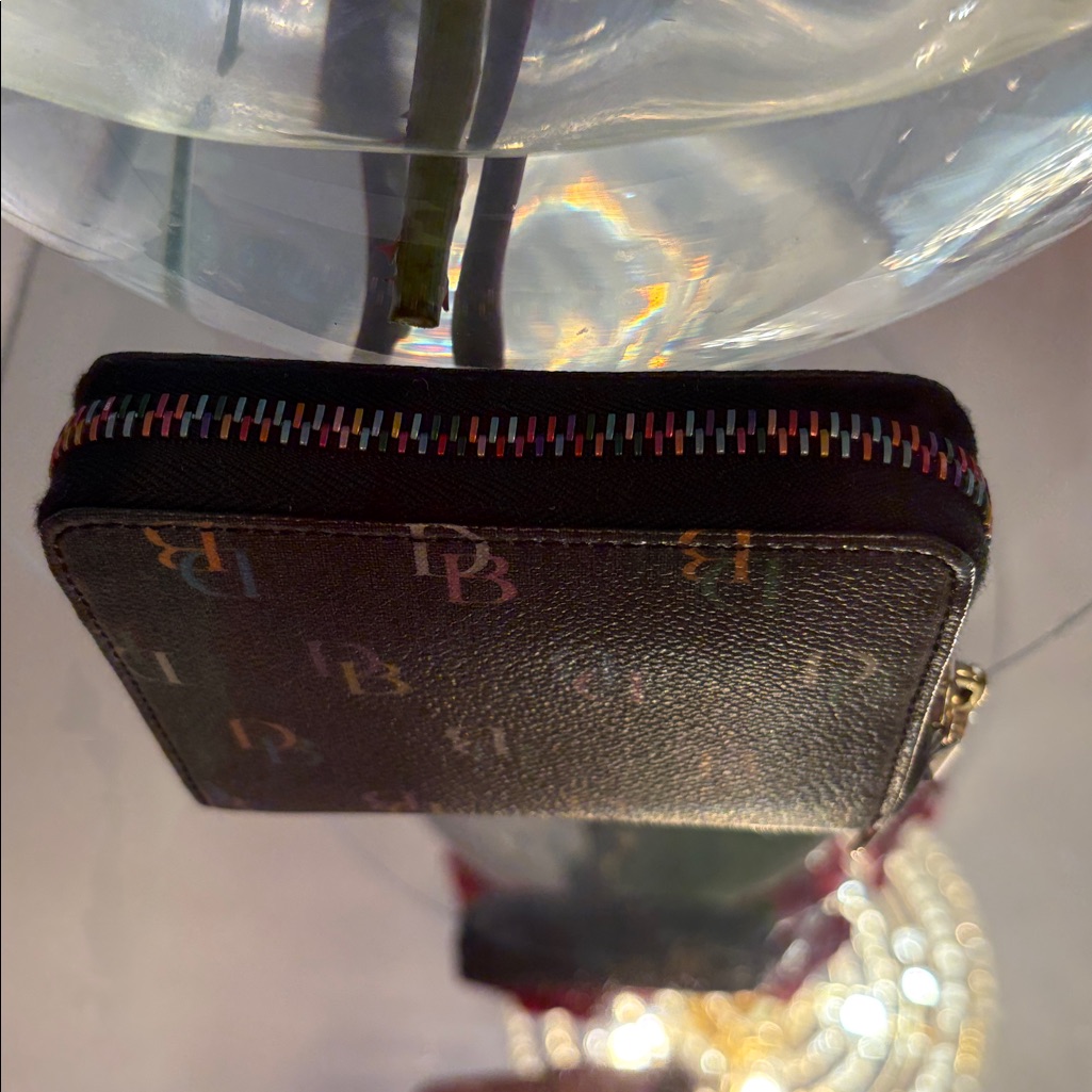 Dooney & Bourke Rainbow Zip Around Wallet